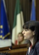 Die Präsidentin Serracchiani