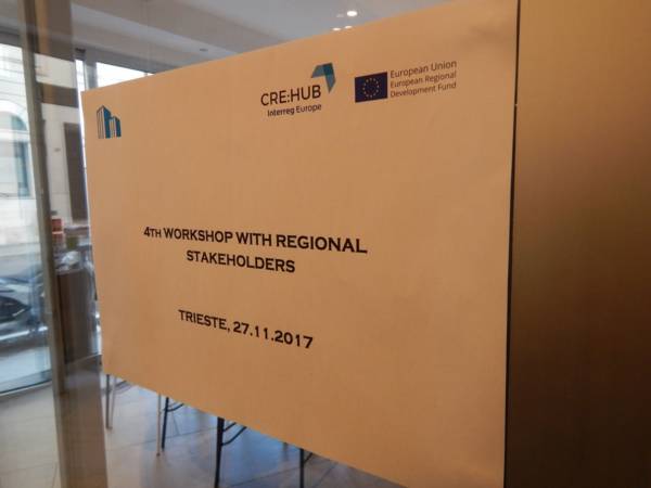 Workshop with Regional Stakeholders @ Trieste Novembre 2017