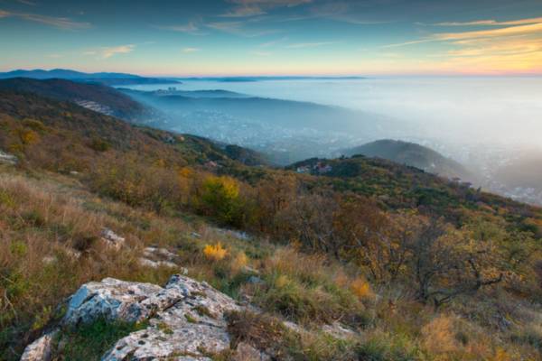 Il sentiero Burgstaller Bidischini - Veduta sulla città di Trieste  -  (foto Roberto Valenti)