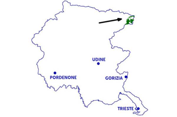 Dove si trova la proprietà regionale di Fusine
