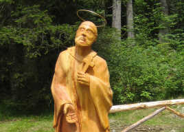 statua lignea di San Giovanni Gualberto
